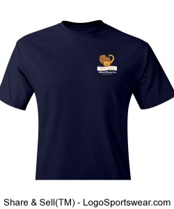 ARI navy t-shirt Design Zoom